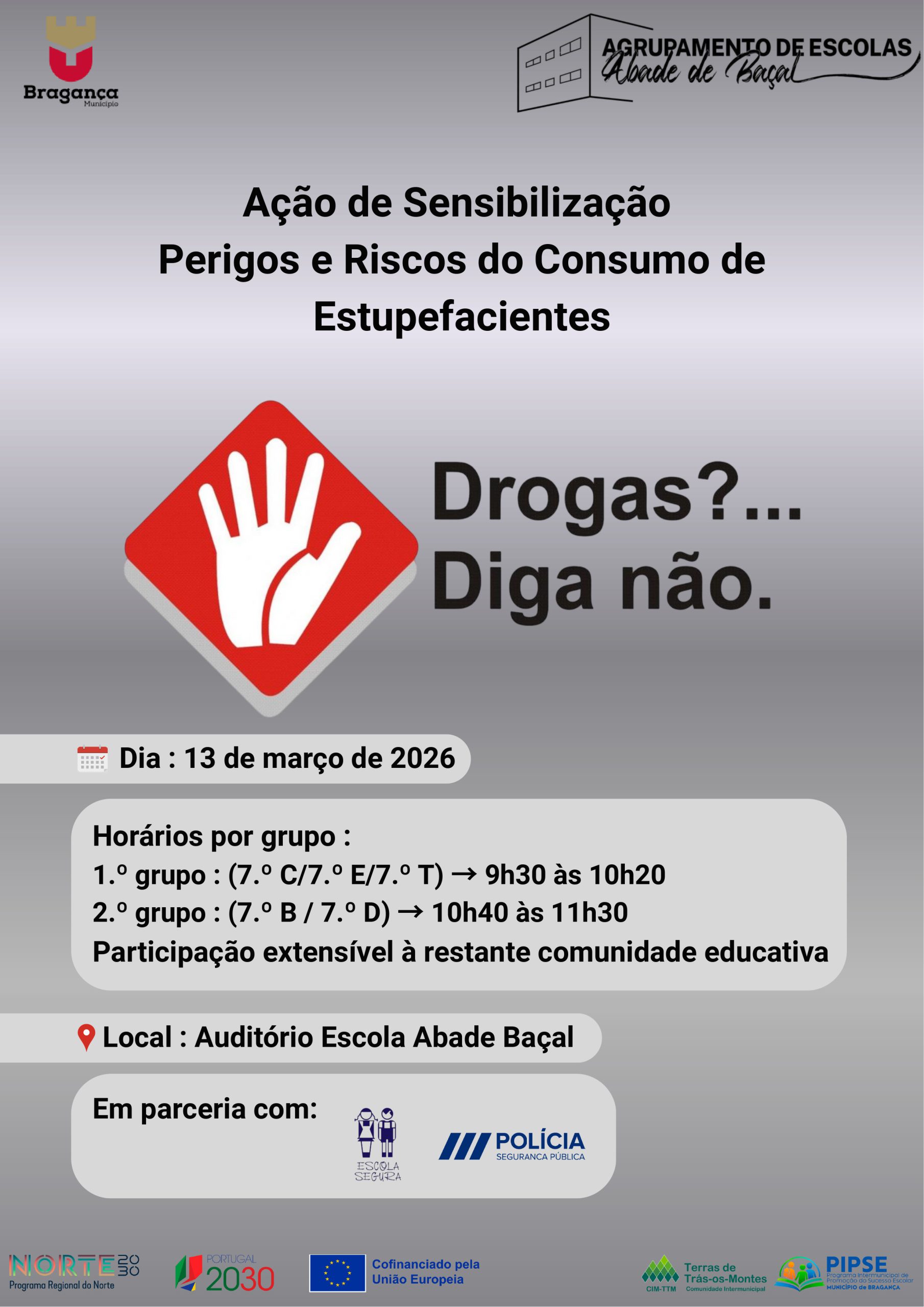 Drogas? Diga não.