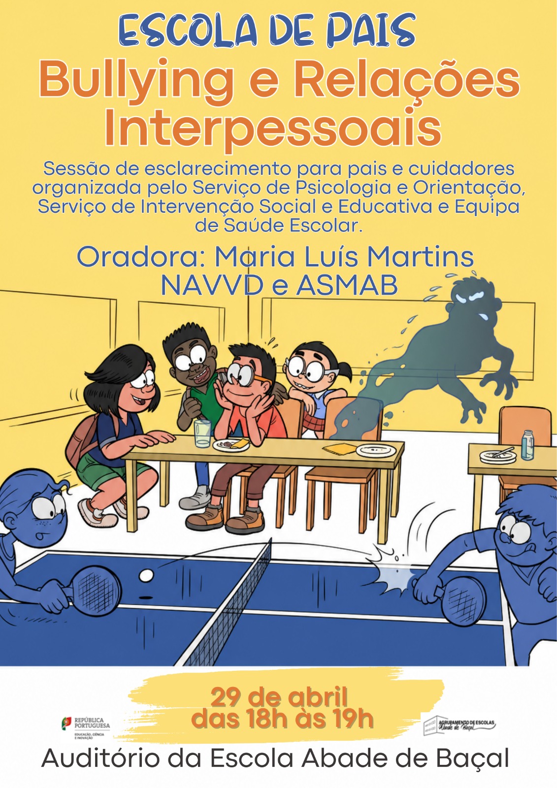 Escola de Pais: Bullying e Relações Interpessoais